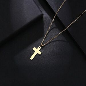 Stainless Steel Cross Necklace 